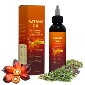 4-in-1 Batana Oil liquid-100%Pure and natural Oil with Batana,Rosemary,Castor, Pumpkin Seed(4in1 hair oil)-For Nourishing saclp and Stimulate hair growth-118ml（4oz.） Organic Scalp Strengthening Nourishment