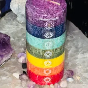 7-Layer Chakra Candle