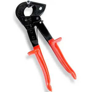 Ratchet Cable Wire Cutter, Heavy Duty Ratcheting Cable Cutters for Electricians - Cutting Aluminum Copper Soft Wire up to 240mm²/600MCM