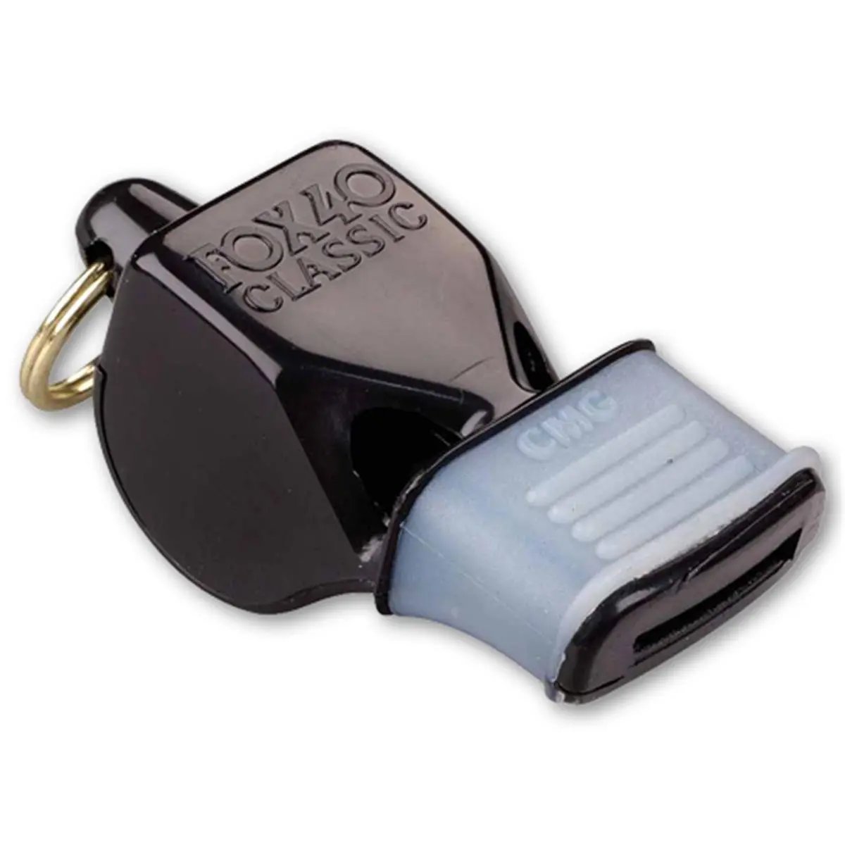 Sport Supply Group 1240368 Lacrosse Coaching Aid Whistle - Fox 40 Black, Cushioned Mouth Grip for Coaches, Highest Quality Available Grip and Control