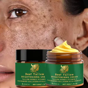 Moisturizing Face Cream with Niacinamide Collagen Hyaluronic Acid, Alcohol-Free, Suitable for All Skin Types, Reduces Spots, Tightens Smooths