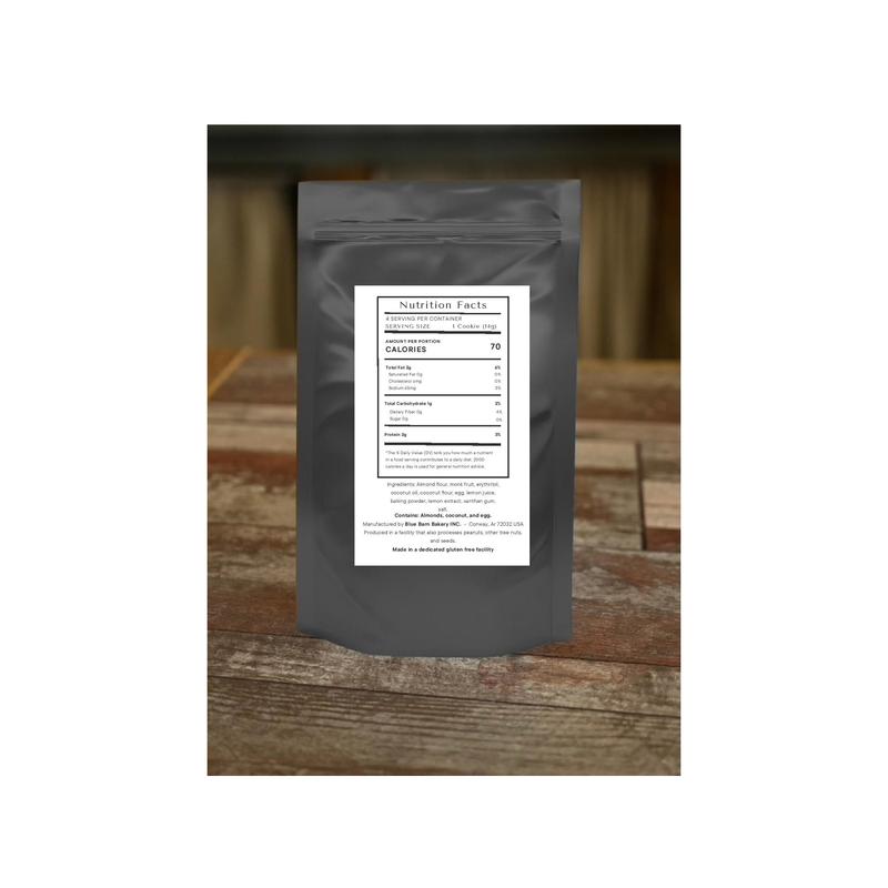 Sampler Lemon Cookies  Gluten free, sugar free, grain free, dairy free, low carb, keto