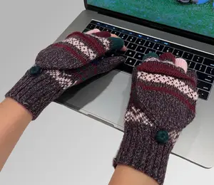 Alpaca Fingerless Mitten Gloves | Convertible Alpaca Mittens | Functional Fashion for Chilly Days, Luxuriously Handcrafted | Artesanal Glove