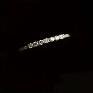 Stackable Zircon Pinky Ring for Women – Minimalist Daily Jewelry Gift