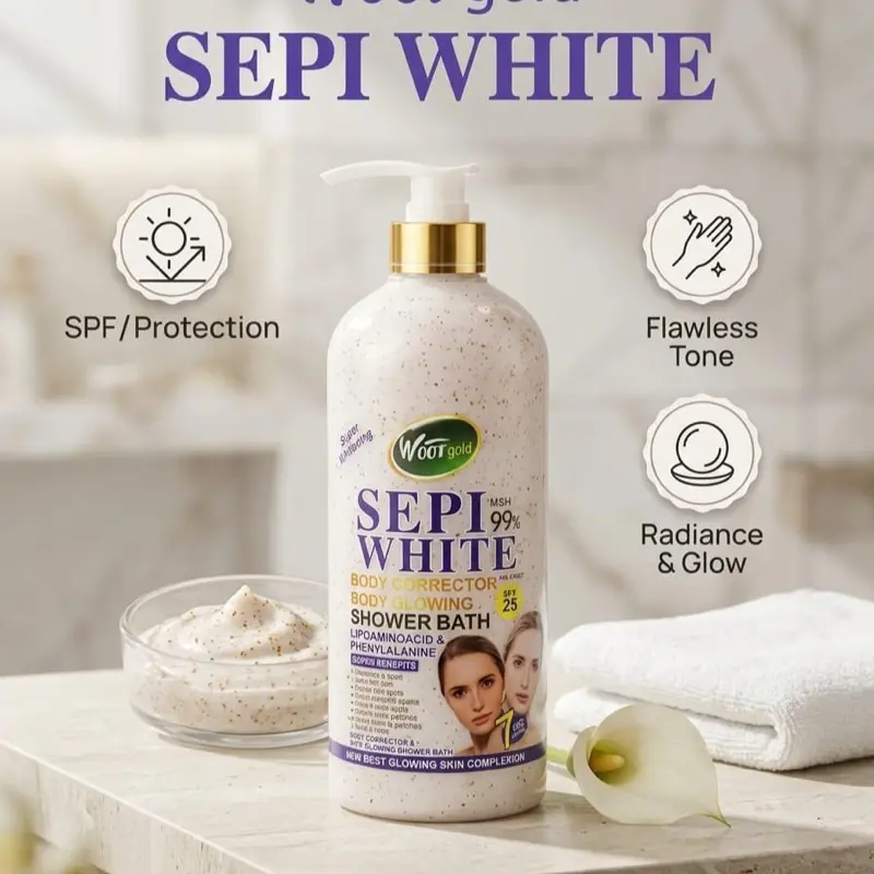 WootGold Hydrating Body Wash, Body Care Product with Moisturizing Rose Scent for Bath & Shower Cleansing