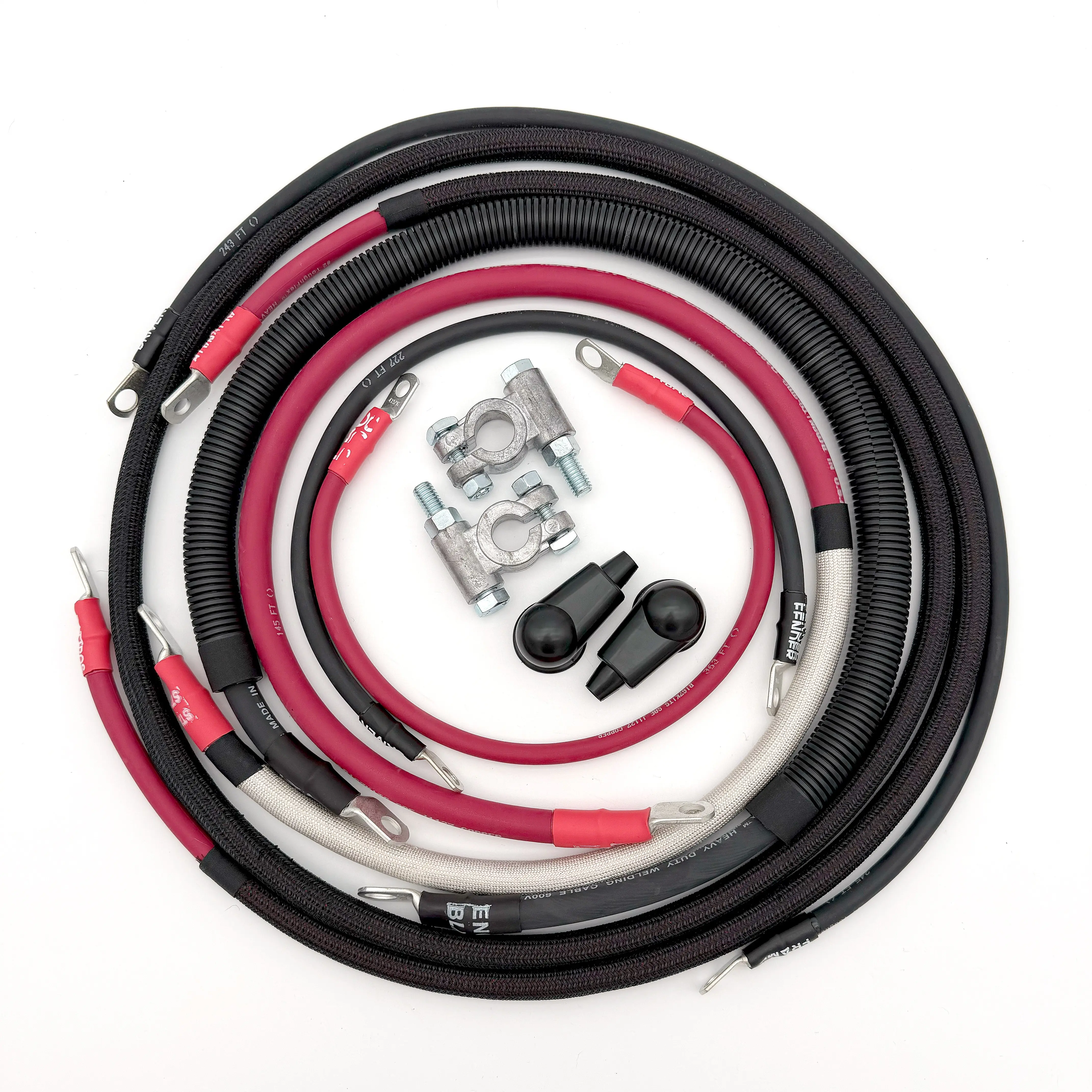 Dodge Cummins Diesel - 3rd Gen Battery Cable Kit (2003-2009) Single Battery Setup