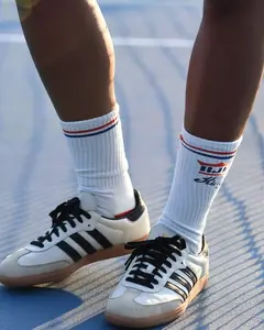 Billie Jean King White Socks