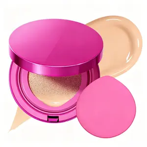 SKINTIFIC Cover Glow Cushion Foundation, Natural Radiant Finish, Medium to High Buildable Coverage, Hydrating for Dry & Combination Skin, # 01 Vanilla