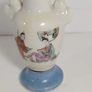 Vintage Japanese Miniature Porcelain  Bud Vase 3.5" by Unbranded – Collectibles:Decorative Collectibles:Vases