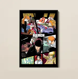 Bleach Urban Vibe Poster, Vintage Canvas Cloth Photo Print, Holiday gifts