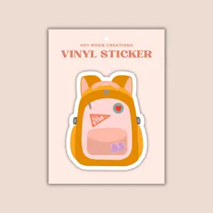 Backpack Sticker