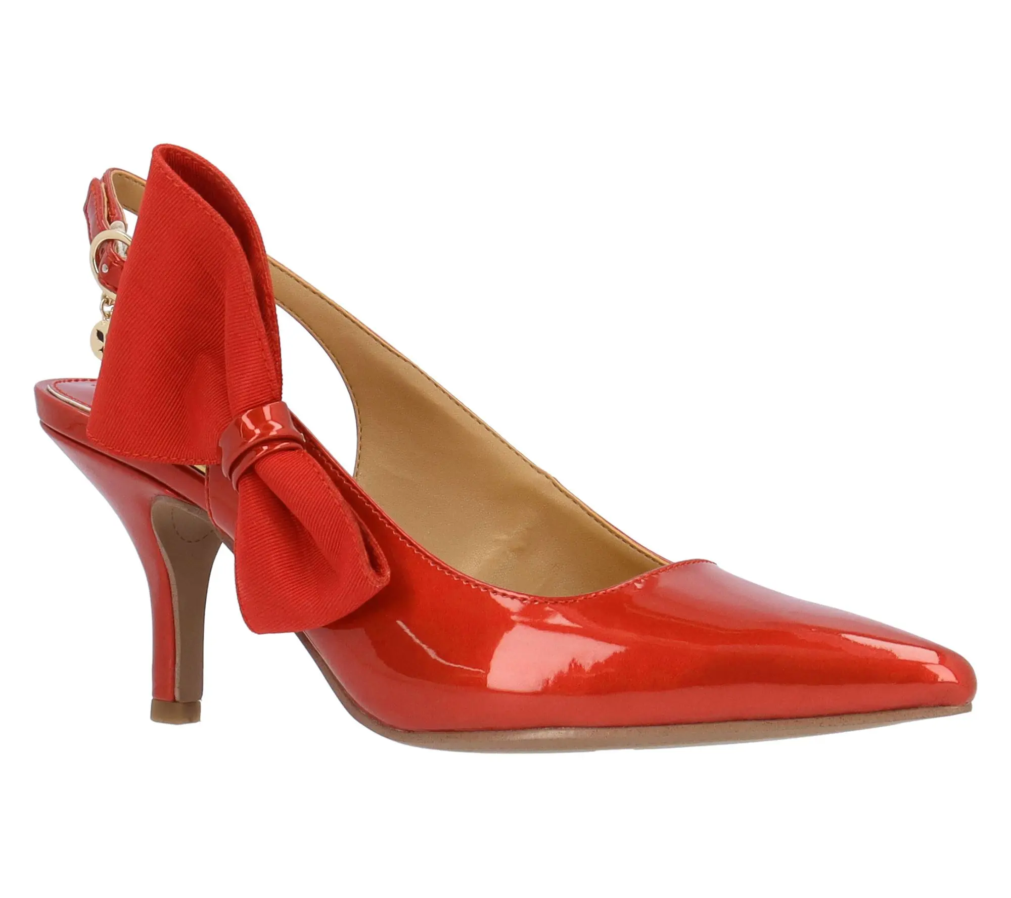 J. Renee' Pump - Rowin Synthetic Patent/Grosgrain