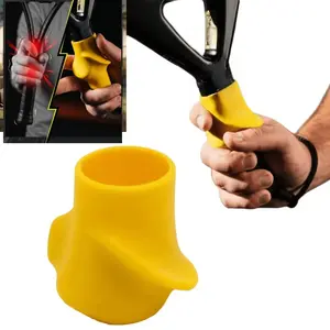 Tennis Racket Grip Corrector, Silicone Handle Isolator, Shock Absorption, Easy Installation, Improve Tennis Skills, Beginner Friendly