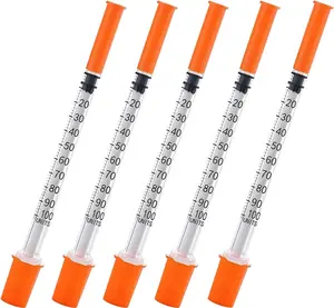 30PACK 1ML Syringe with 30G 5/16" 8mm Needle, Individually Wrapped Lab Supplies (1CC 30G 5/16"-30PACK)