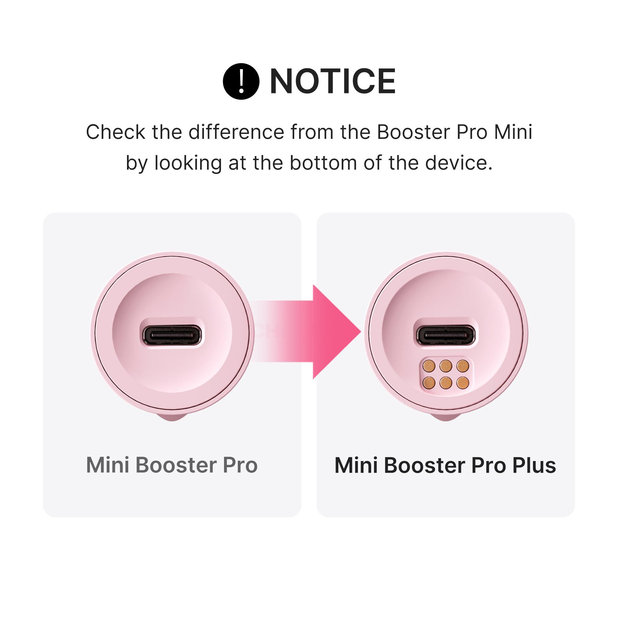 [NEW] [medicube] Booster Facial Cleansing Device - Pink / Beige ㅣMini Booster Pro Plus + Booster Facial Cleansing Device HeadㅣK-beauty Facial Device for deep gentle cleansing, visible skin definition care & enhanced skincare absorption