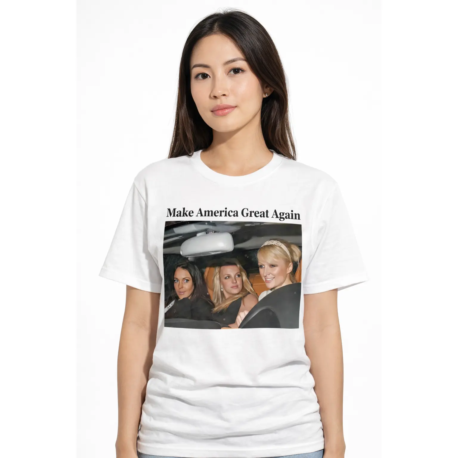 Y2K Celebrity Paparazzi Shirt – Viral Meme Aesthetic Tee, Retro 2000s Pop Culture Graphic T-Shirt Cotton Fit