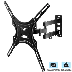 Full Motion TV Wall Mount for 14-55 inch TVs, with Swivel and Articulating Tilt Arm TV Wall Bracket,  Weight to 26 Lbs