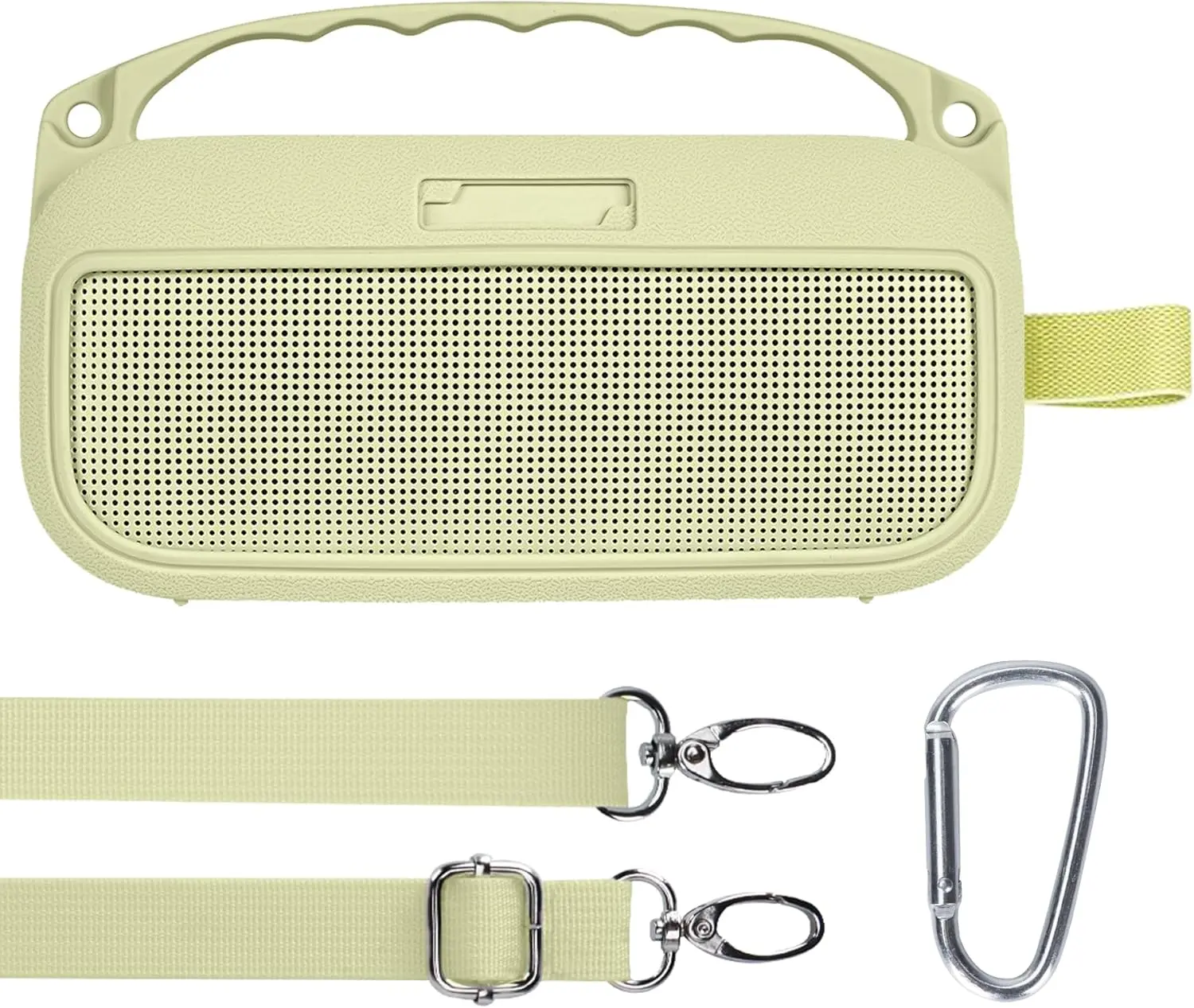 Silicone Cover Compatible with Bose New SoundLink Flex 2nd Gen/Bose SoundLink Flex Portable Speaker (Citrus Yellow Cover)