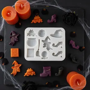 Halloween Witch Silicone Mold - Baking, Soap & Resin Crafting