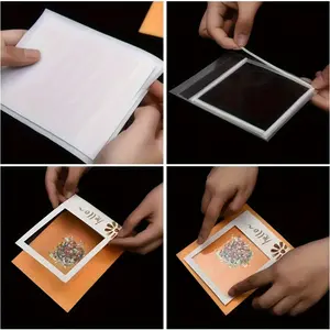 5 sheet Powerful Double-sided Adhesive Foam Strips - Thick and Flexible 3D Foam, Suitable for Handmade, Scrapbooking and Office Organization