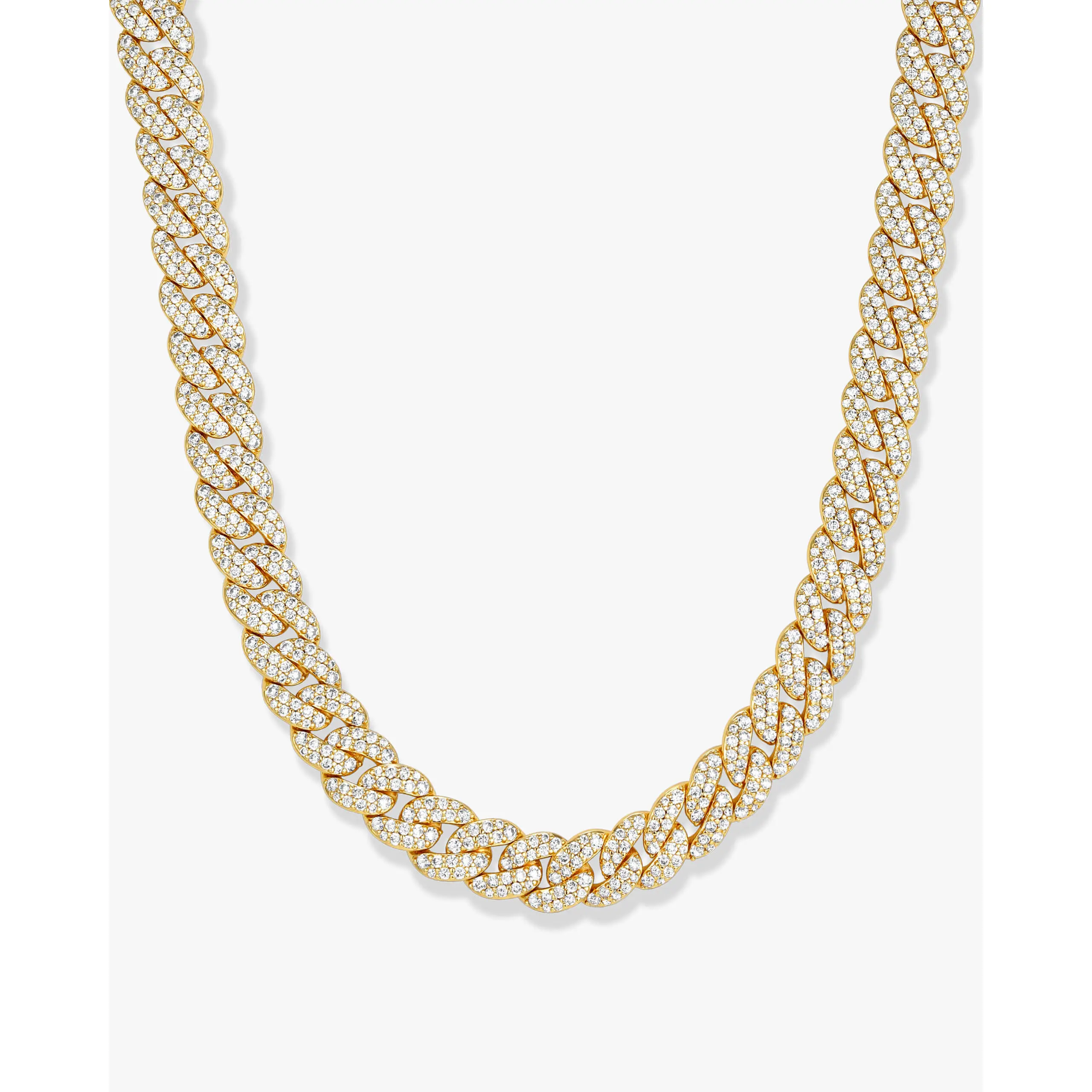JAXXON Iced Out Cuban Link Chains 8mm