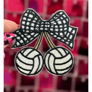 Volleyball Cherry Iron On Patch
