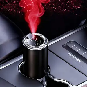 Smart Car Air Freshener Diffuser with Star Projection 50ml Perfume Car Diffuser 6 Months Long-lasting Fragrance RGB Music Sync Lighting Smart Auto Switch 3 Modes