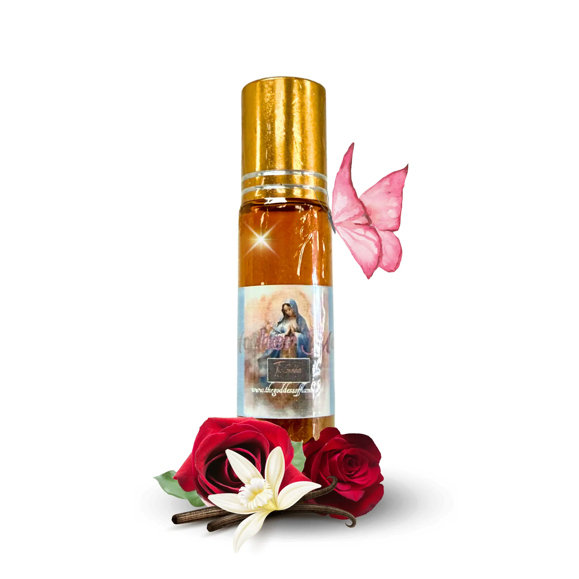 Mother Mary Roll-On Oil – Sacred Anointing Oil for Prayer & Blessings