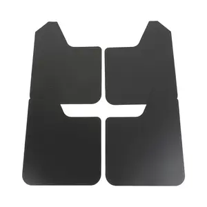 4PCS Black Car Mud Flaps Front and Rear Side Mudguard Splash Guards All Weather Mud Guards Flexible and Bendable Fender Flares Universal Auto Accessories Compatible with Pickup SUV Trucks