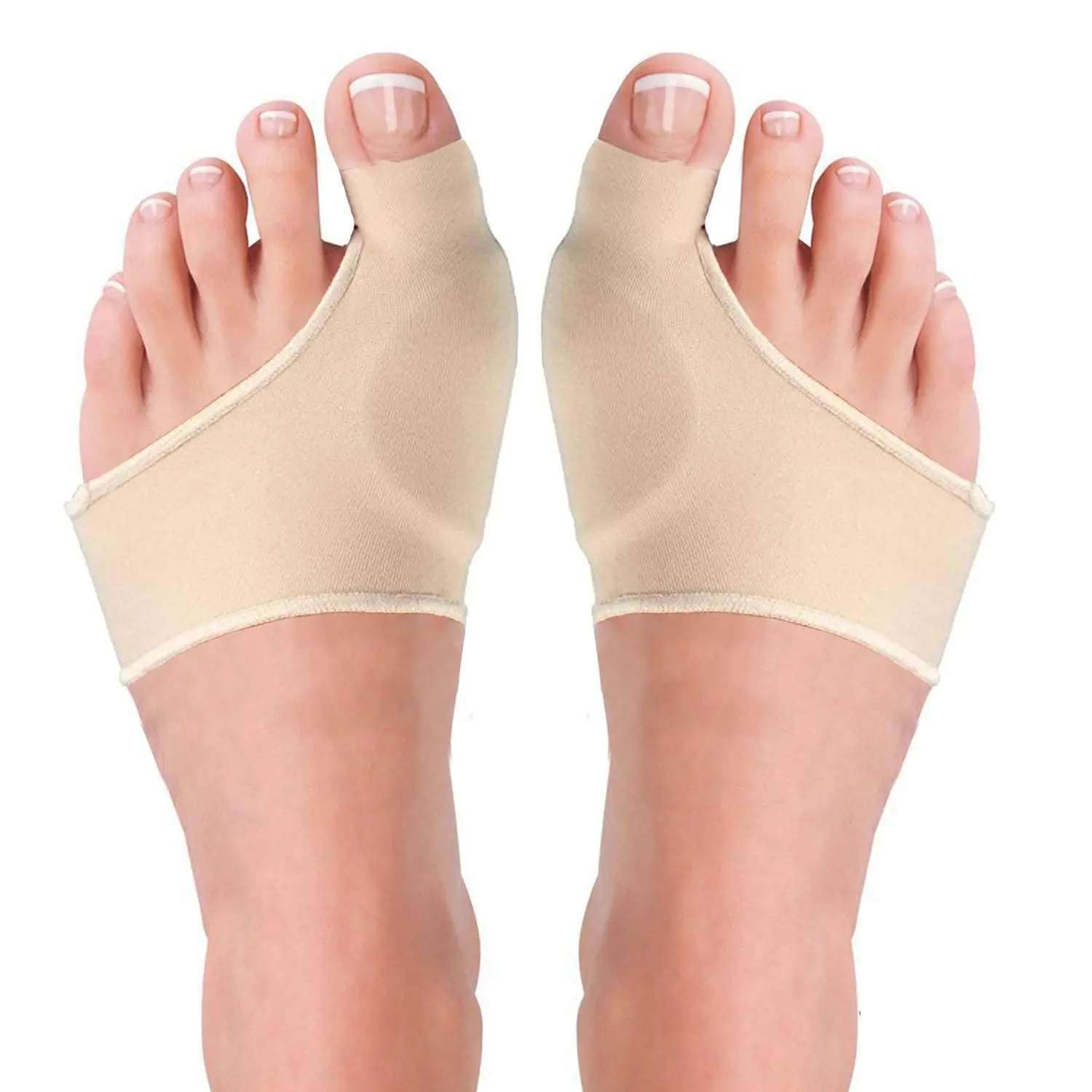 4 Bunion Relief Pads and Sleeves, Orthopedic Bunion Corrector Socks with Gel Pads, 2 Pairs Healthcare