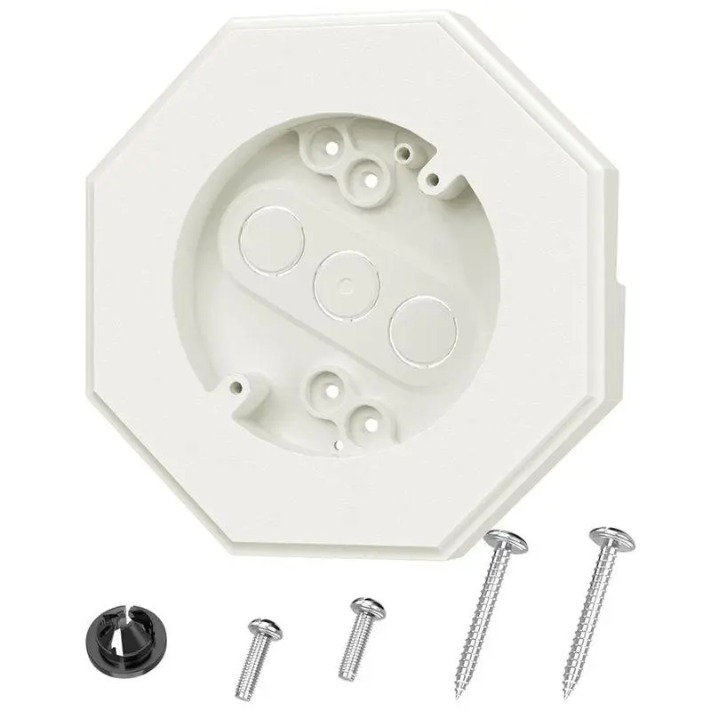 8141 Octagonal Exterior Light Mounting Block for 1/2 in Lap Siding