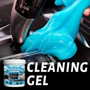 Car Cleaning Gel, Universal Car Dust Cleaning Gel, Car Interior Detail Removal Putty, Keyboard Cleaner for Car Vents, PC, Laptops, Cameras, Car Cleaning Supplies, Car Cleaning Agent