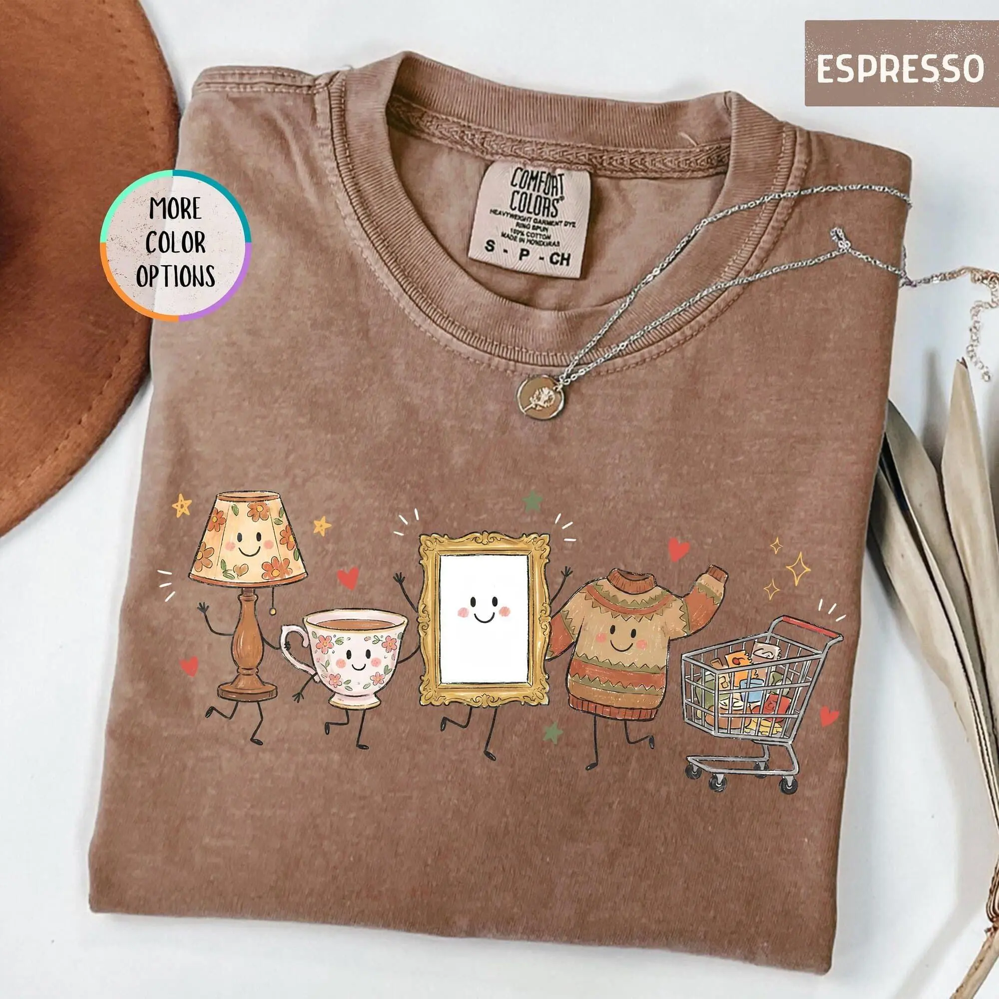 Comfort Colors Thrifting Shirt, Thrift Store Shirt, Fall Thrift Shirt, Funny Thrift Lover Gift, Cottagecore Thrift Shirt, Thrift Doodle Tee