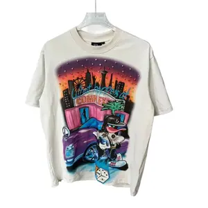 Triple Sevens American Retro Cartoon Letter Rhinestone T Shirt Pure Cotton Harajuku Hip Hop Shining Diamond Graphic Tee Y2K Loose Oversized Unisex Couple Streetwear Casual Daily Beach Party Summer Short Sleeve Crew Neck Top