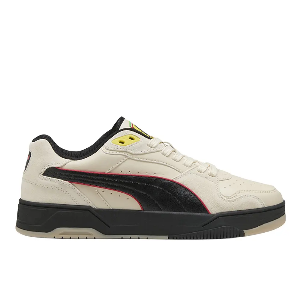 PUMA Mens Scuderia Ferrari Rbd Break Low Lace Up Sneakers Shoes Casual - White