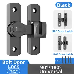 No punching door buckle, bathroom sliding door buckle, furniture door lock buckle, stainless steel latch room door lock buckle