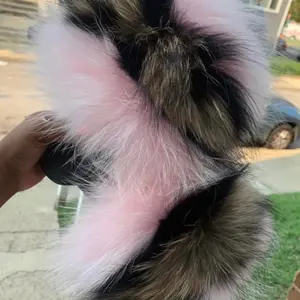 Crazy Pink Real Fluffy Slides sizes 7.5,8,8.5 only