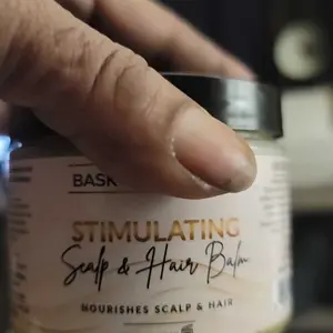 Stimulating Scalp and Hair Balm, Shea Butter and Mango Butter Blend for Moisturizing Haircare