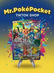 STUNNING Fractal Glass Pokemon Eevee GX! Custom Holo Rare - Mint Condition & Clean Edges