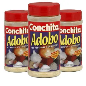 Conchita Adobo with Pepper 14 oz Pack of 3 Flavor Spice seasoning bundle