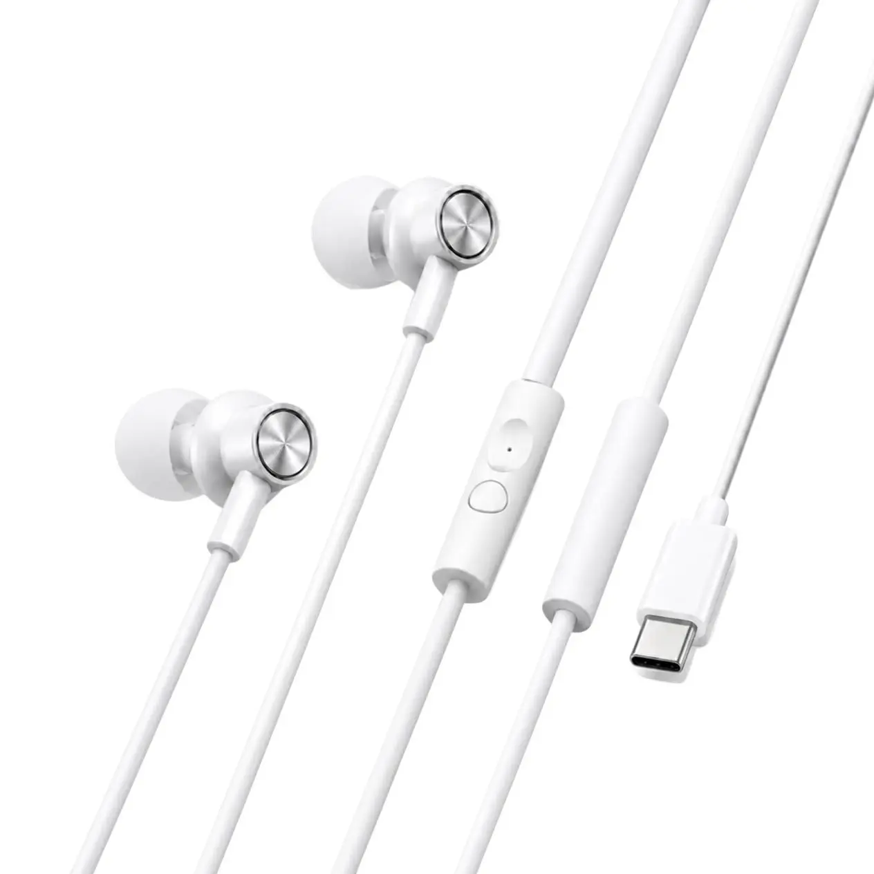 CELEBRAT G38 USB- Wired In-Ear Earbuds with Microphone, HiFi Stereo Headphones for Phones & Electronics Audio Use Earphones Type C