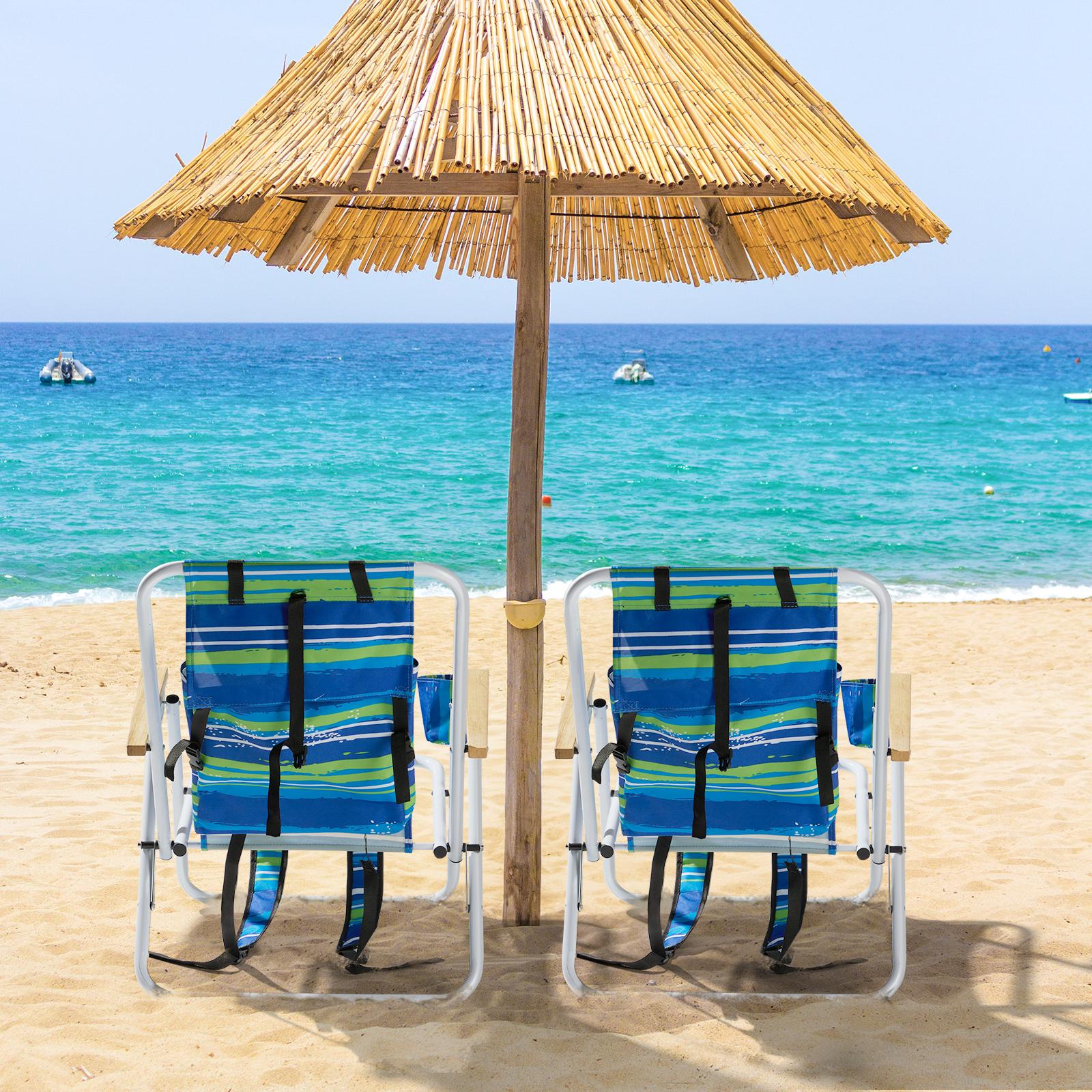 Beach Chair Blue And Green Stripes Beach Chair Blue And Green Stripes