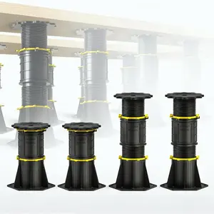 4 count Adjustable Bed Support  8.5-13 Inch, 4400LBS Heavy Duty No Drill Bed Frame Center Support, Anti-Wobble Bed Slats Support for Wooden Slats/Bed Base (8.5-13 inch (4pcs))