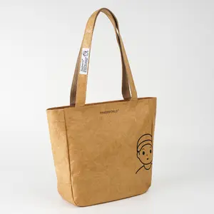 Eco-friendly kneaded DuPont paper bag backpack backpack