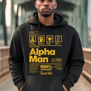 Alpha Phi Alpha Hoodie. Alpha 1906 Fraternity Hoodie. Ice Cold Brothas, The Oldest & The Coldest, Men of Distinction.