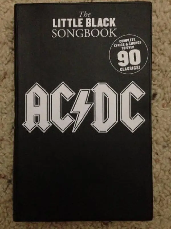 USED Book - The Little Black Songbook (AC/DC Over 90 Classics) by AC/DC (Paperback)