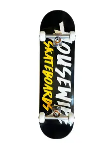 Housewife Skateboards Complete Skateboard Deck 8.25 x 52mm Bearings White Wheels Trucks Griptape Hardware Riser Pads Ready to Ride