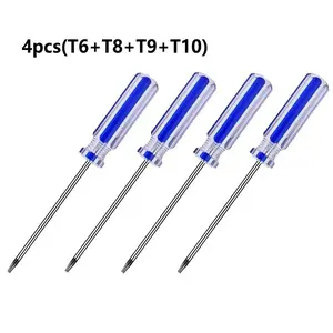 T6 T8 T9 T10 Star Screwdriver Set, Tr8 Tr9 Tr10 Security Screwdrivers for Xbox One 360 Ps3 Ps4 Controller Laptop Hard Drive Repair, Compact Set, Precision Tools