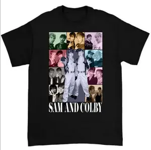 Sam And Colby Eras Tour Shirt Unisex Menswear Top Medium Sport Music Fan Graphic