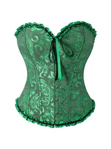 Women's Plus Size Gothic Body Sculpting Corset Vest For Court Wedding Dress Underwear